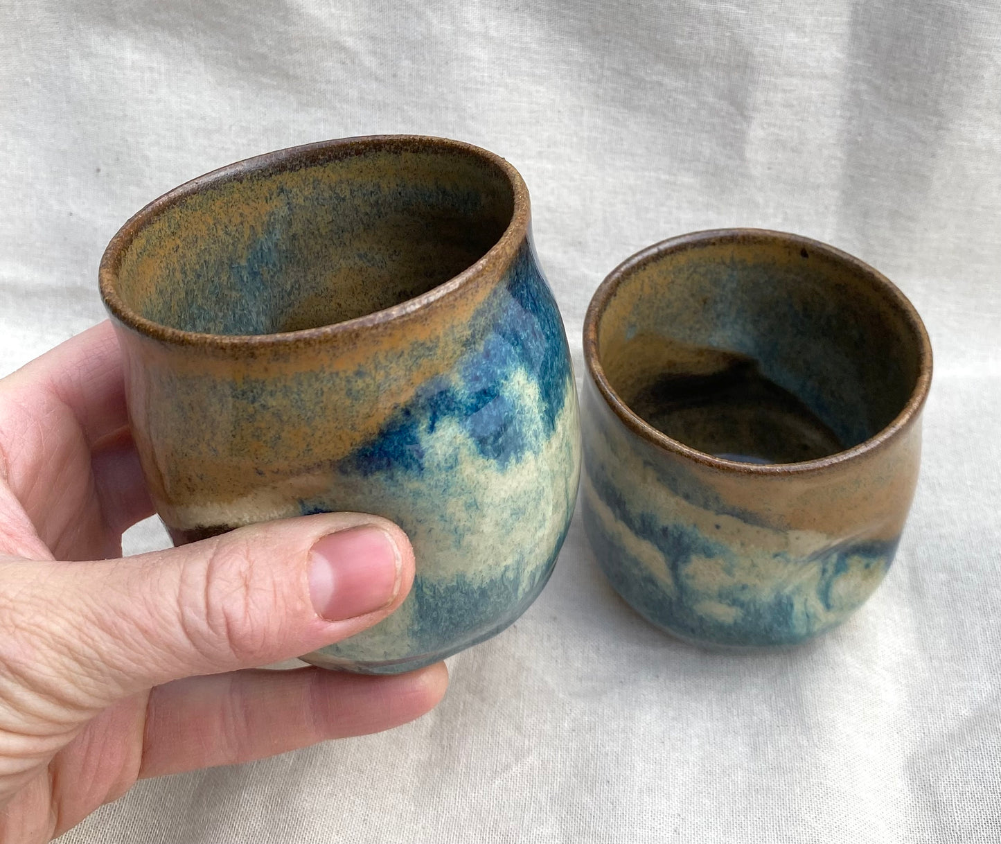 Set of 2 Tumblers -golden & midnight