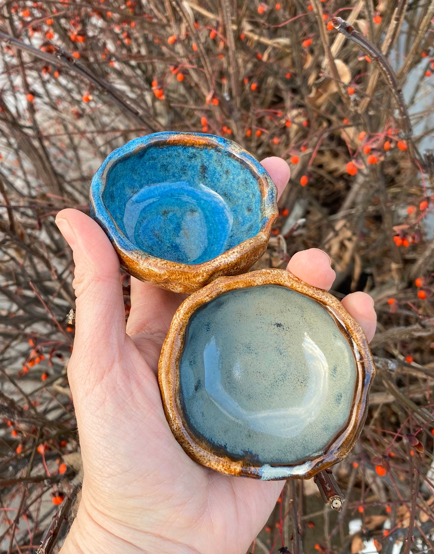 Set of 2 wee little Bowls