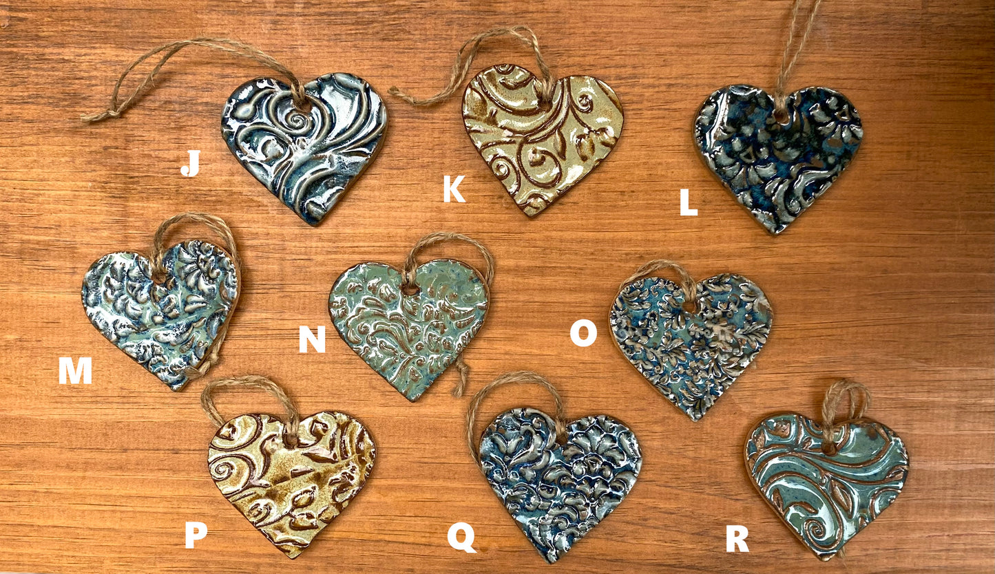 Heart Ornaments (3 for $45)