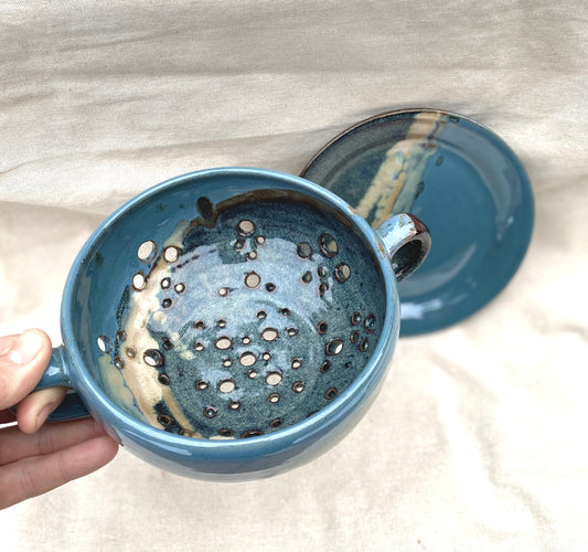 Colander/ Berry Bowl - blue variations